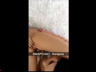 Horny Lesbians Fucking Each Other Video Exposed on Snapchat