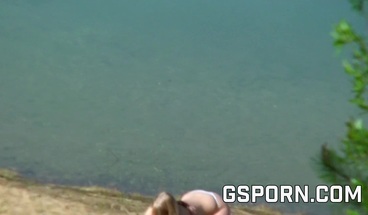 Hot couple fucking on the beach recording by voyeur spy cam