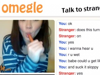 Paying $50 to a cute asian to get naked on omegle. (Like for full video)