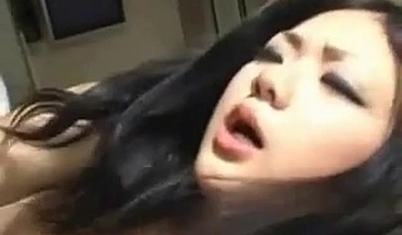 Amateur Asian with Cute Eyes Gets Fucked